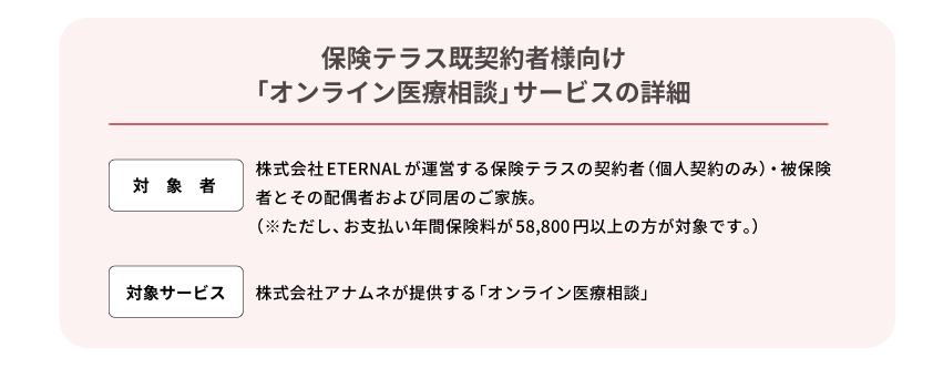 業界初！既契約者様向けオンライン医療相談サービスの提供を始めました ...